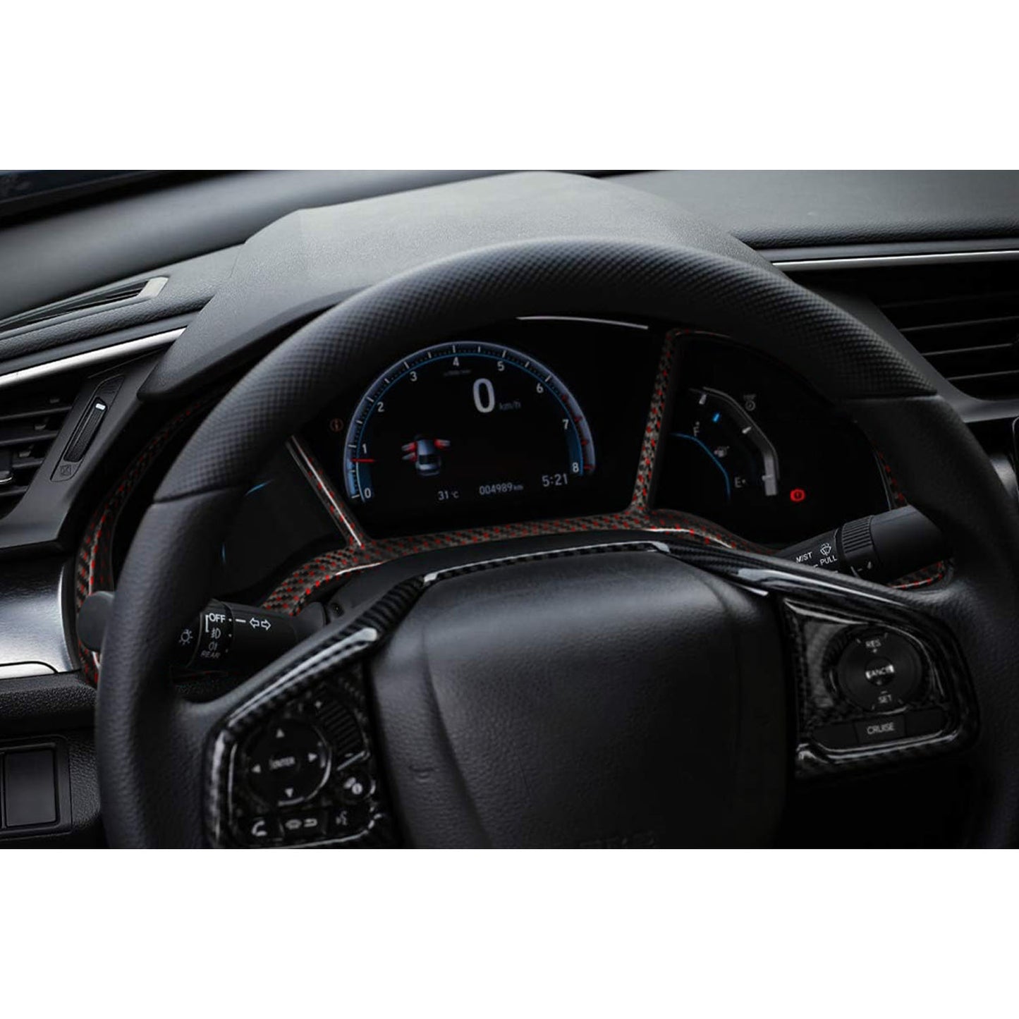 Honda Civic 10th Gen Type R FK8 Carbon Cluster Surround