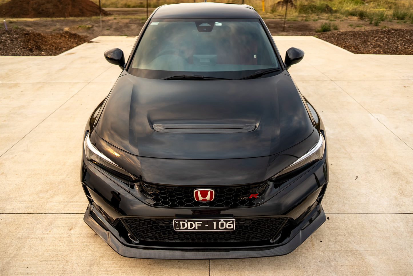 Type r carbon lip kit body kit fl5