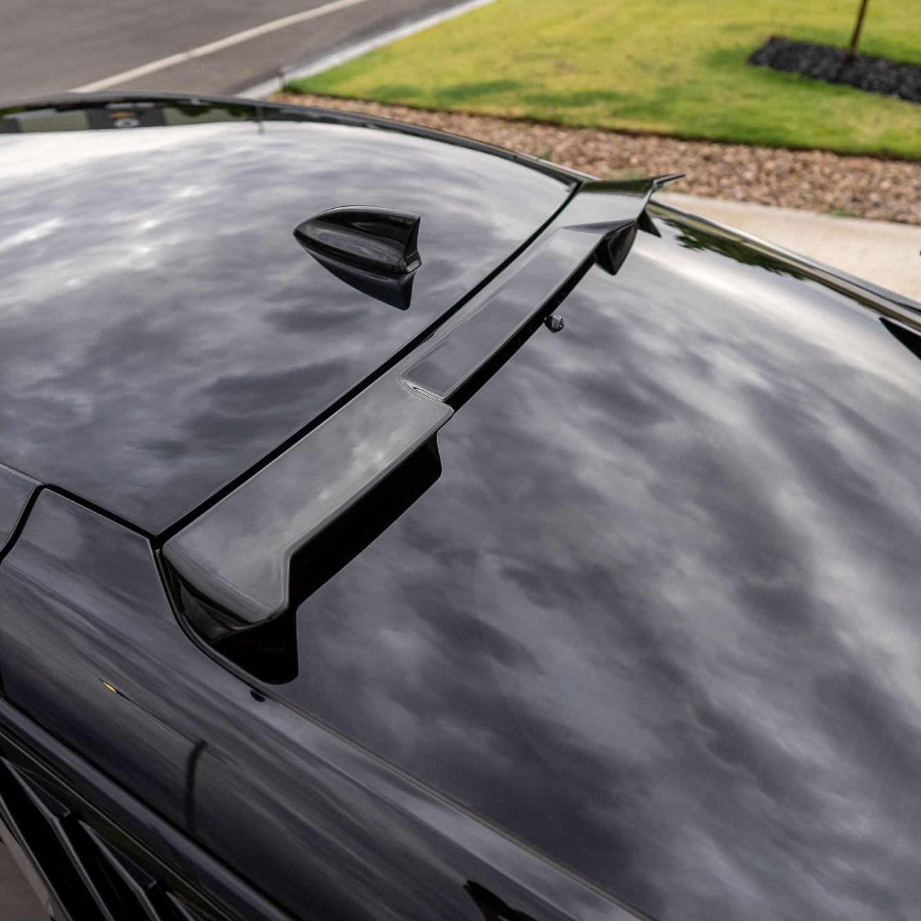 Honda Civic 11th Gen Hatch TAKETWO Rear Window Spoiler v1