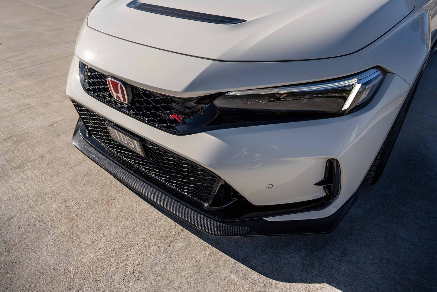 Carbon bonnet vent hood scoop front lip FL5 type R 11th gen civic