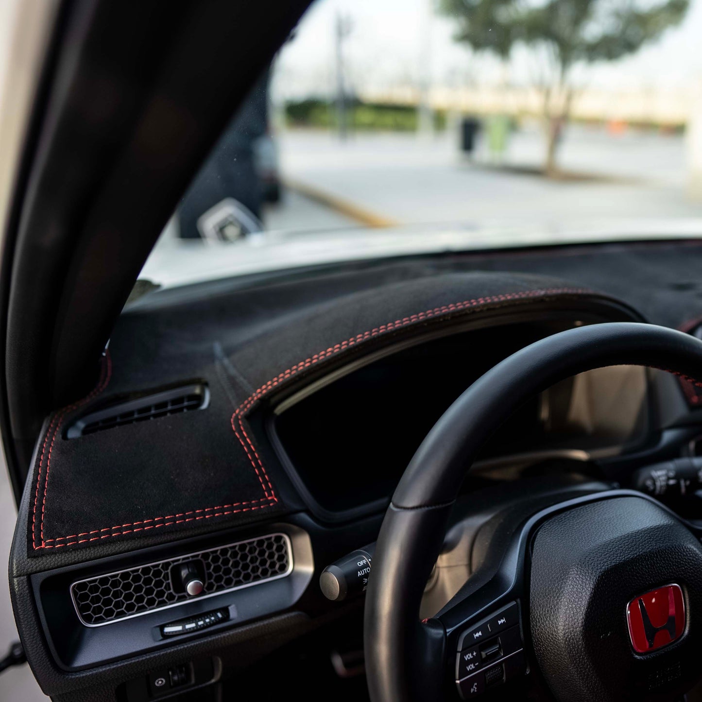 Honda Civic 11th Gen TAKETWO Suede Dash Mat