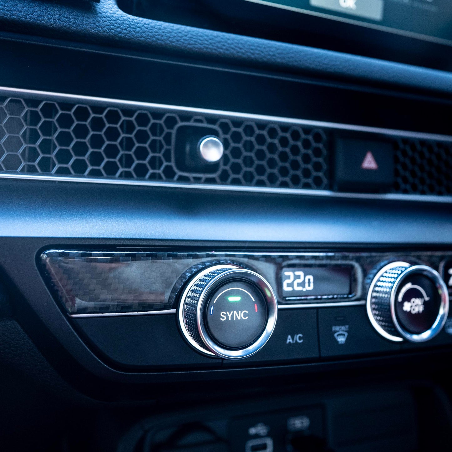 Honda Civic 11th Gen Carbon Climate Control Trim