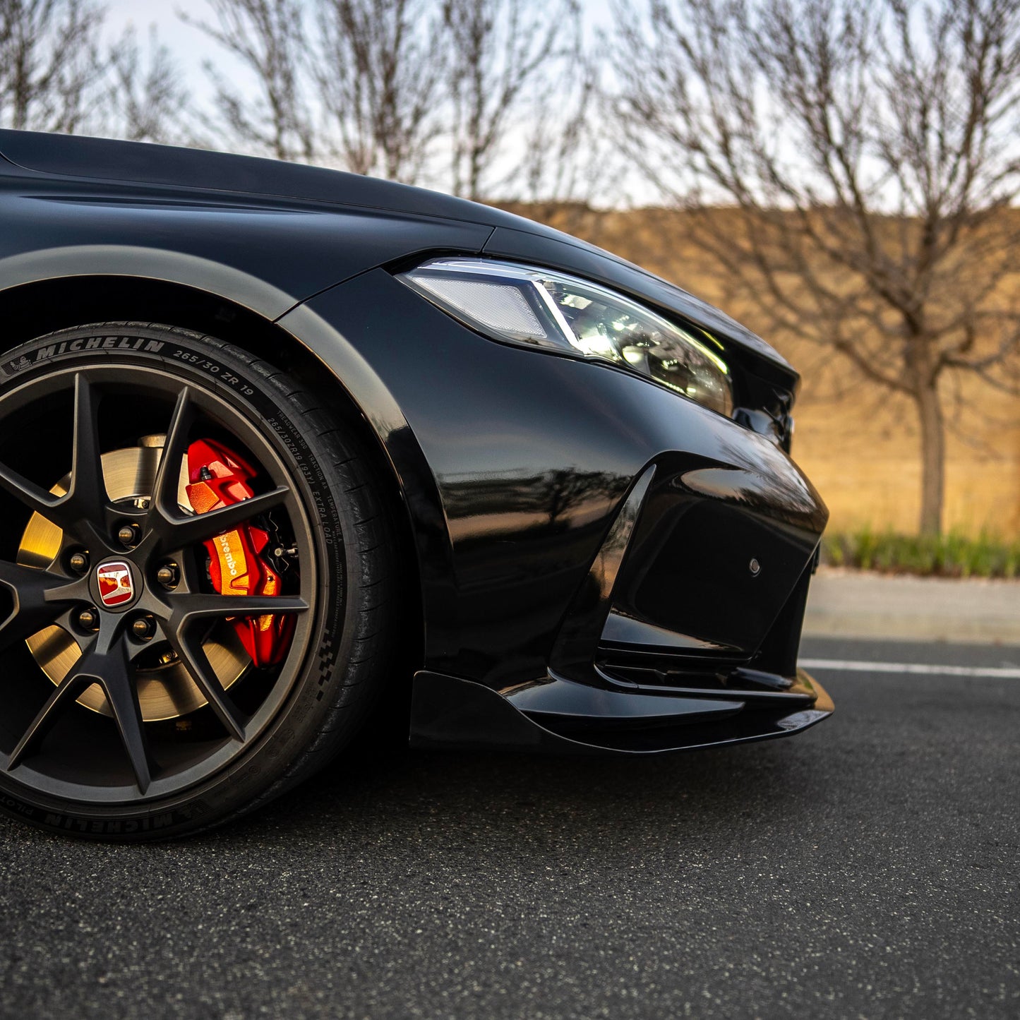 Honda Civic Type R FL5 Front Lip V2 AMG
