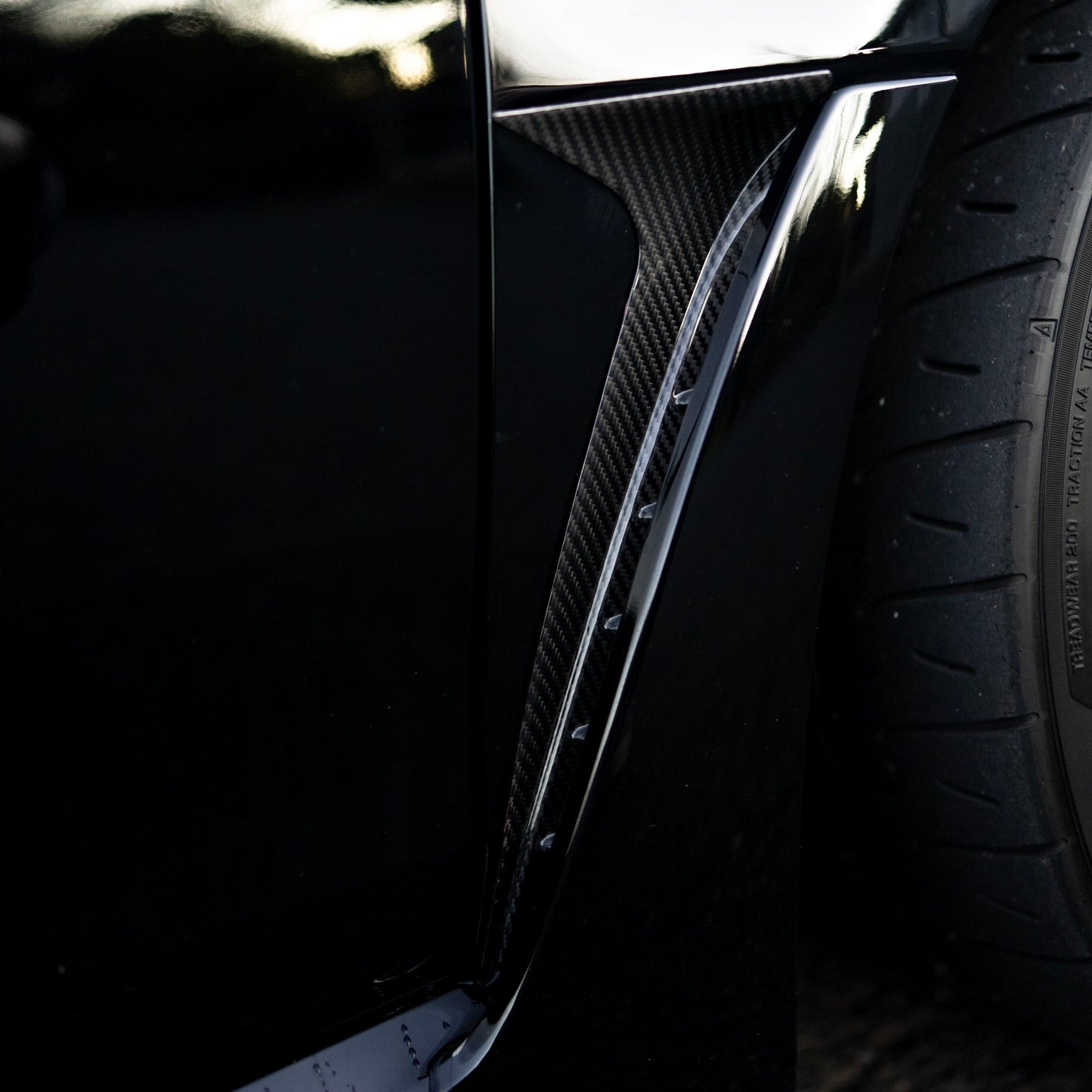 Honda Civic 11th Gen Carbon Fender Vent Trim