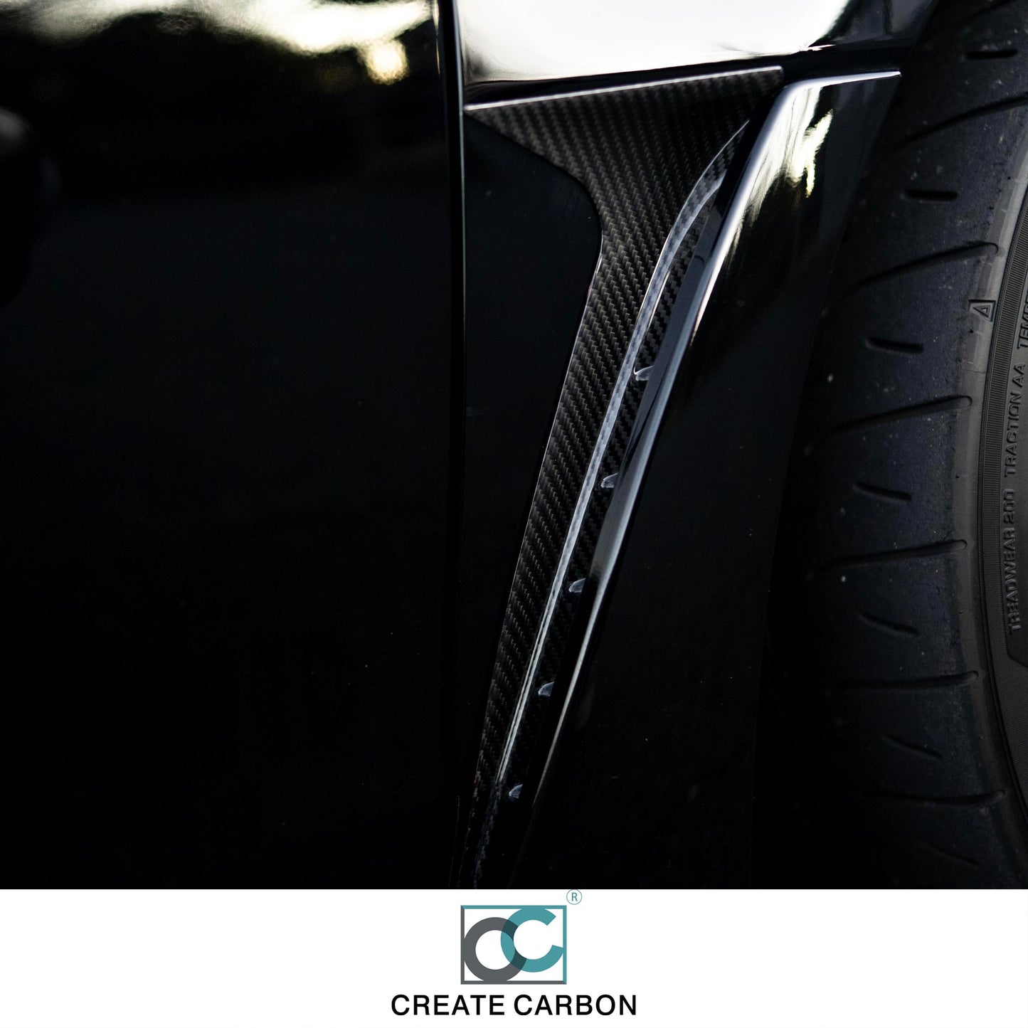 Honda Civic 11th Gen Carbon Fender Vent Trim