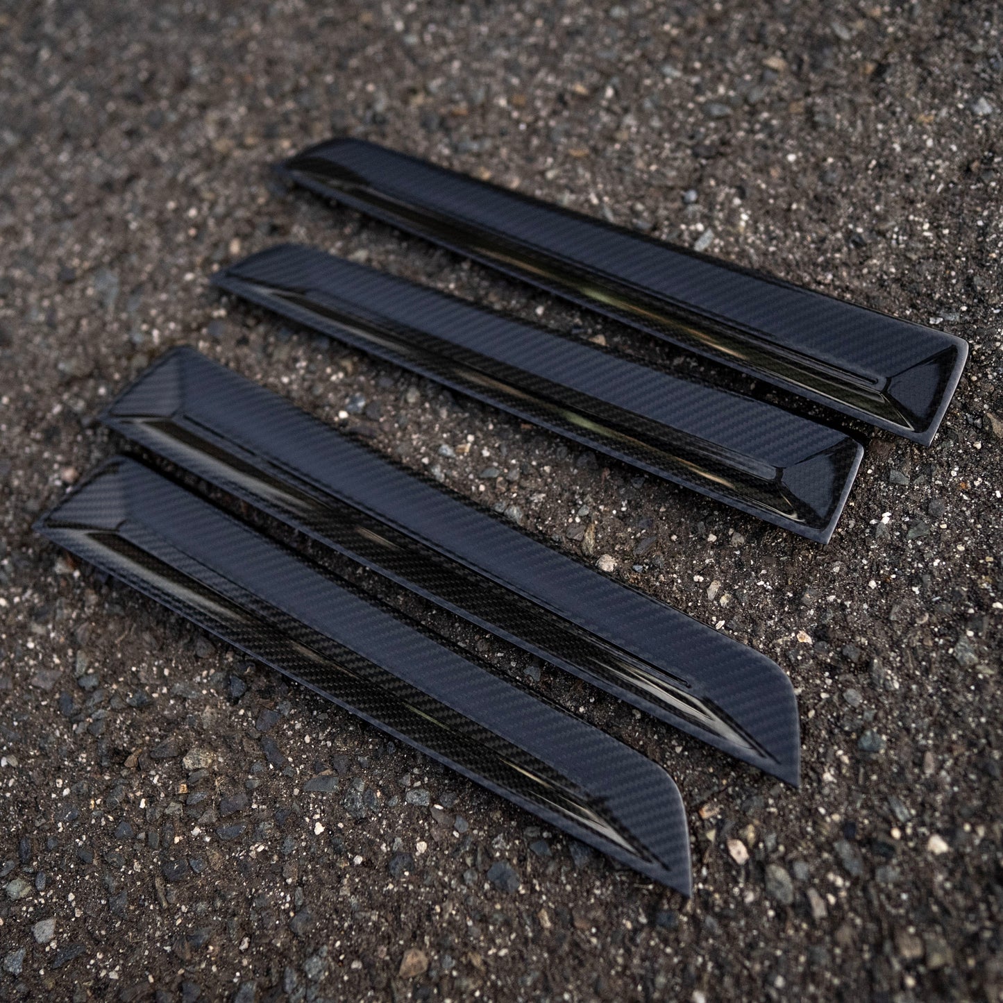 Honda Civic 11th Gen Carbon Interior Door Panel Trim