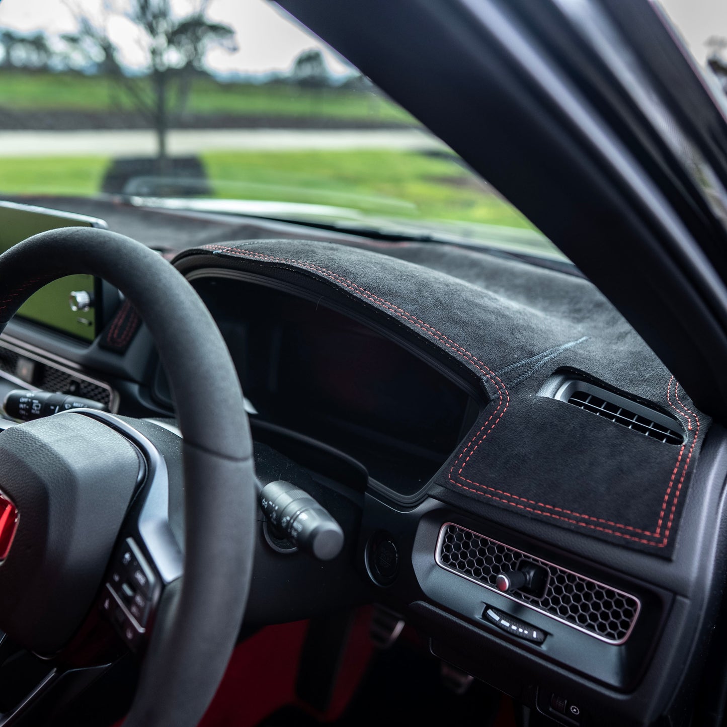 Honda Civic 11th Gen TAKETWO Suede Dash Mat