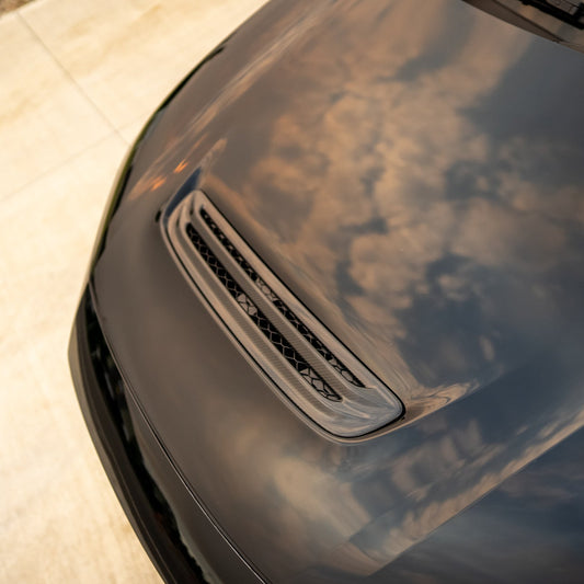 Carbon type r hood vent