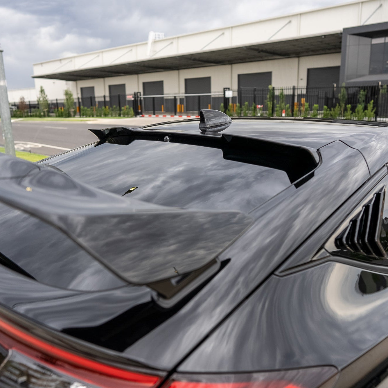 Honda Civic 11th Gen Hatch TAKETWO Rear Window Spoiler