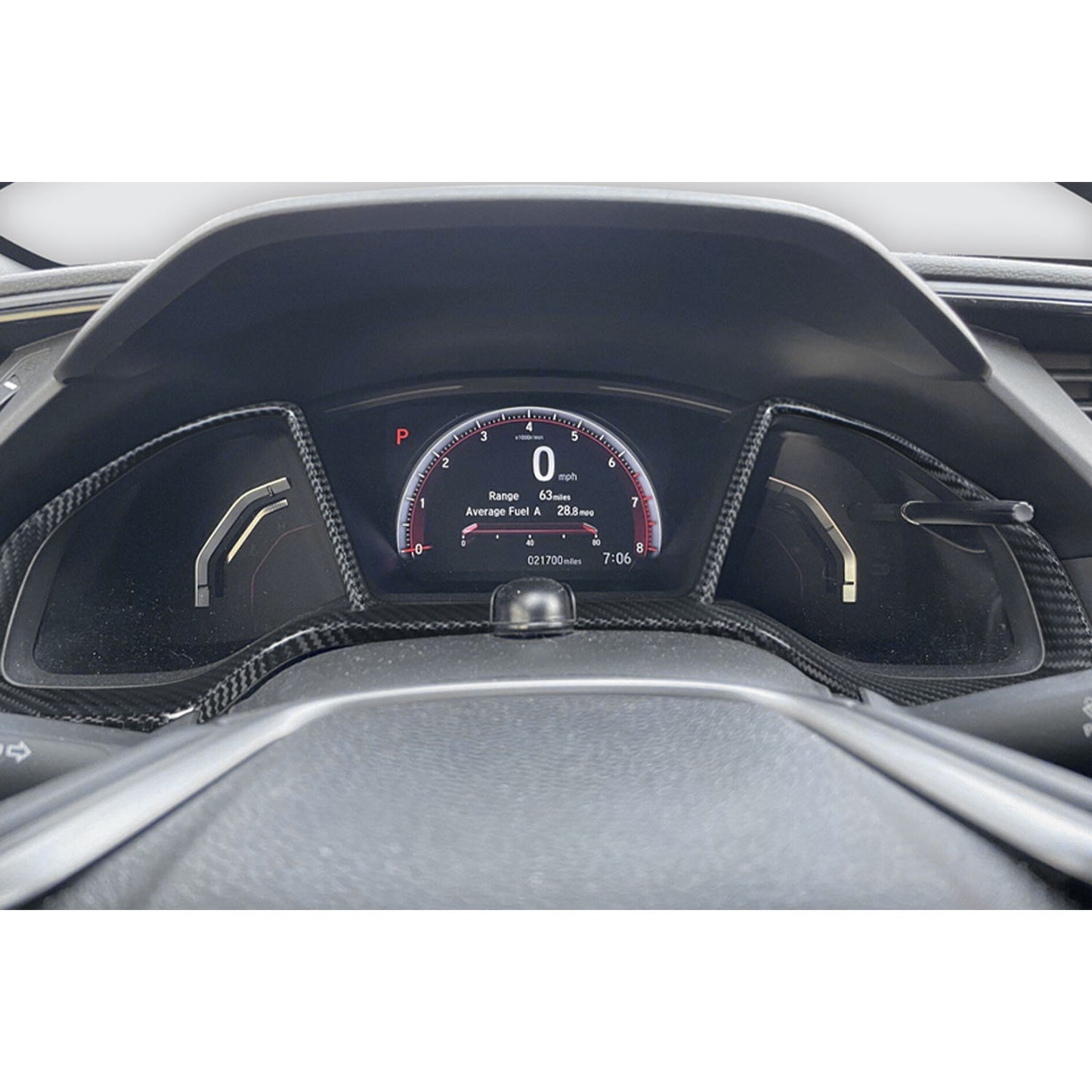 Honda Civic 10th Gen Type R FK8 Carbon Cluster Surround