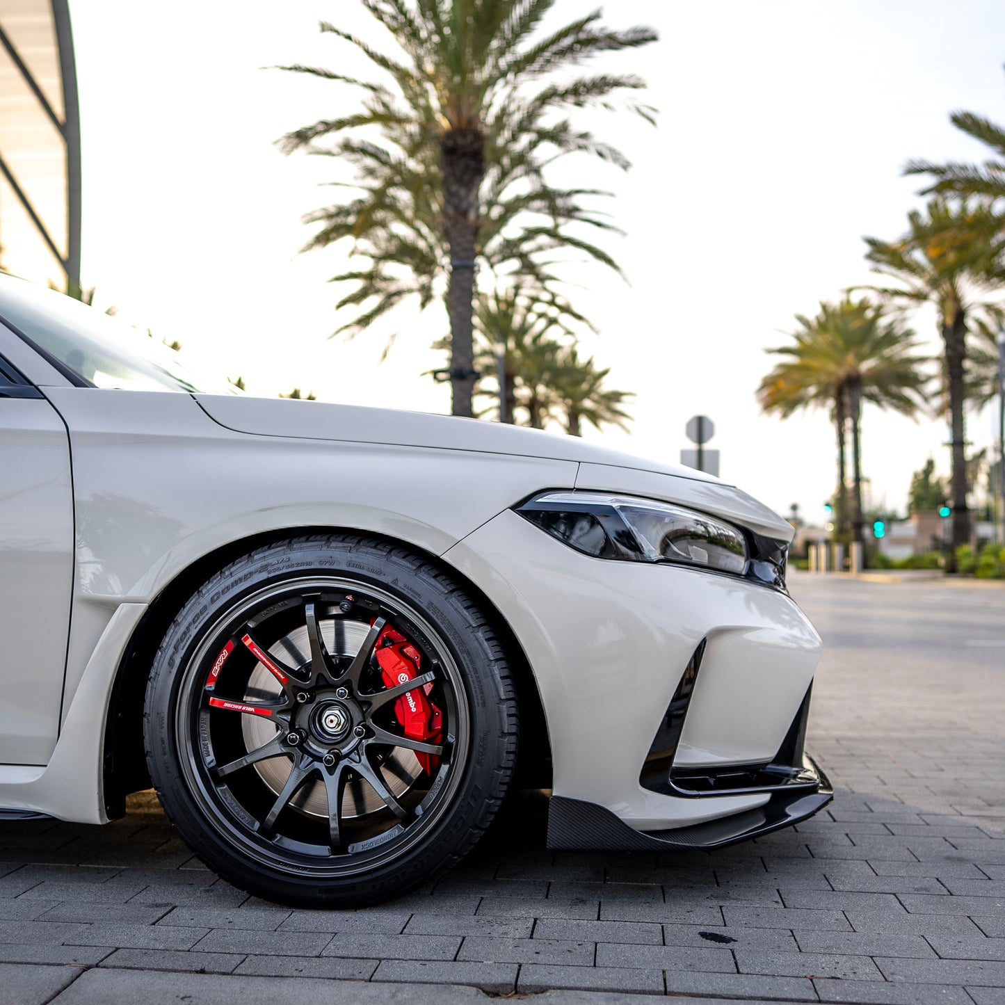 Honda Civic Type R FL5 Front Lip V2 AMG