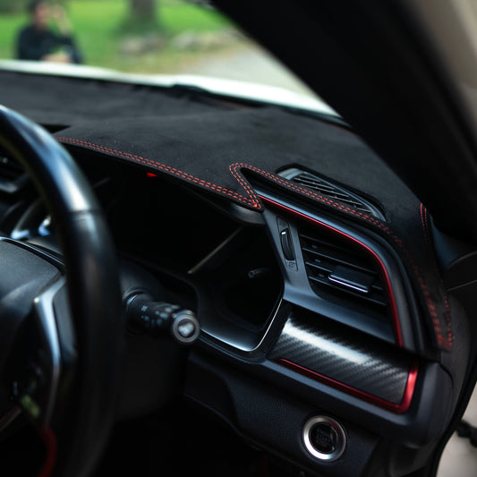Honda Civic 10th Gen TAKETWO Suede Dash Mat FK8