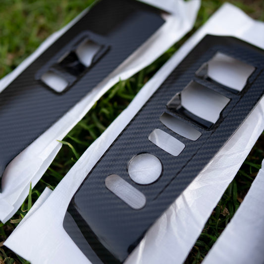 Honda Civic 11th Gen Carbon Window Switch Panel Trim