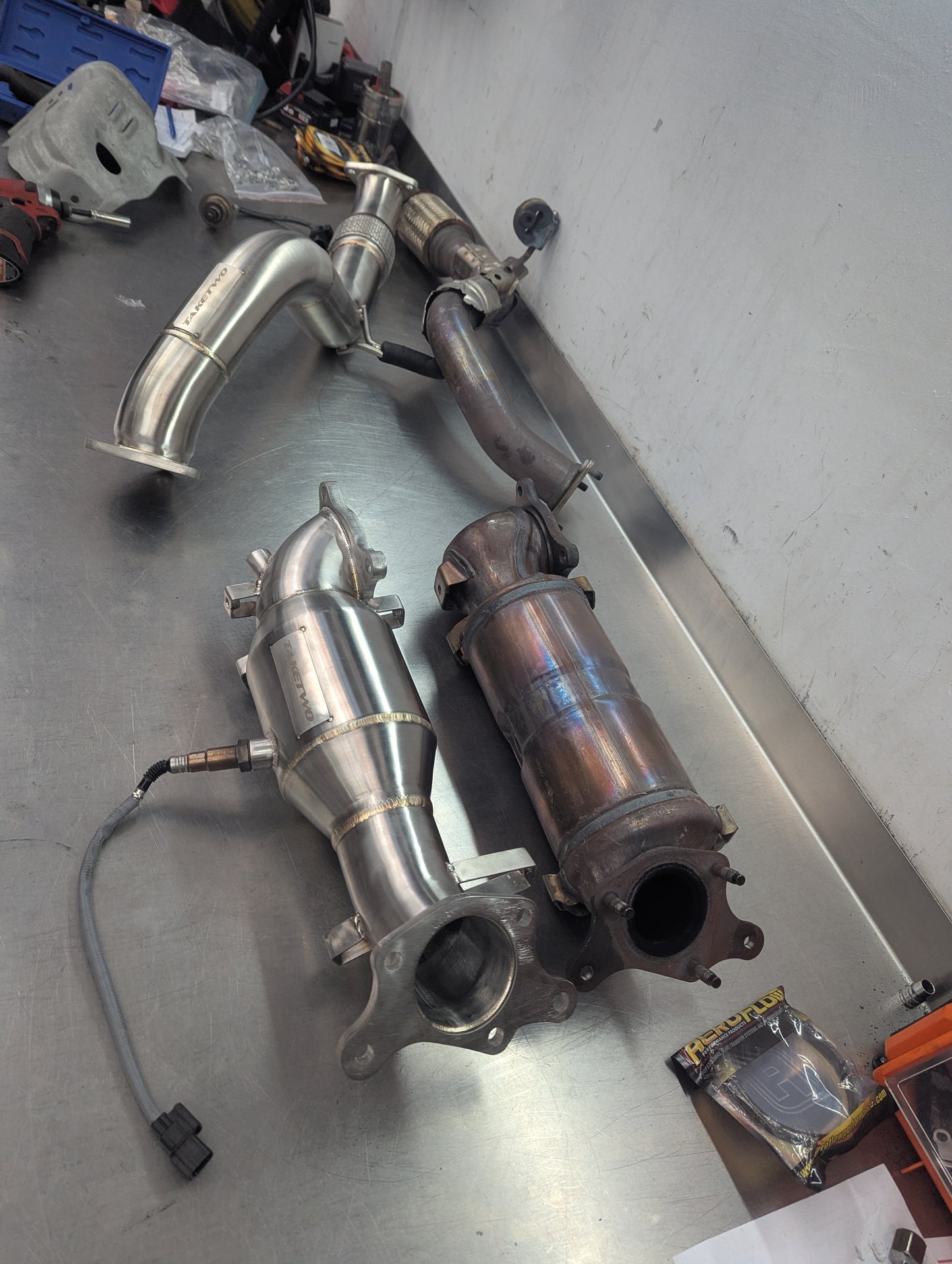 Honda Civic Type R FL5 Downpipe + Front Pipe